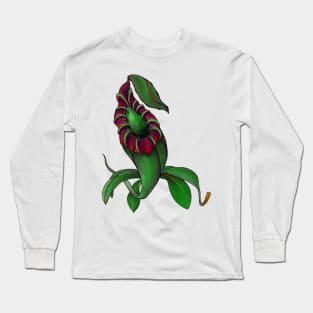 Botanical Nepenthes Pitcher Plant Carnivorous Plant Gift Idea Long Sleeve T-Shirt